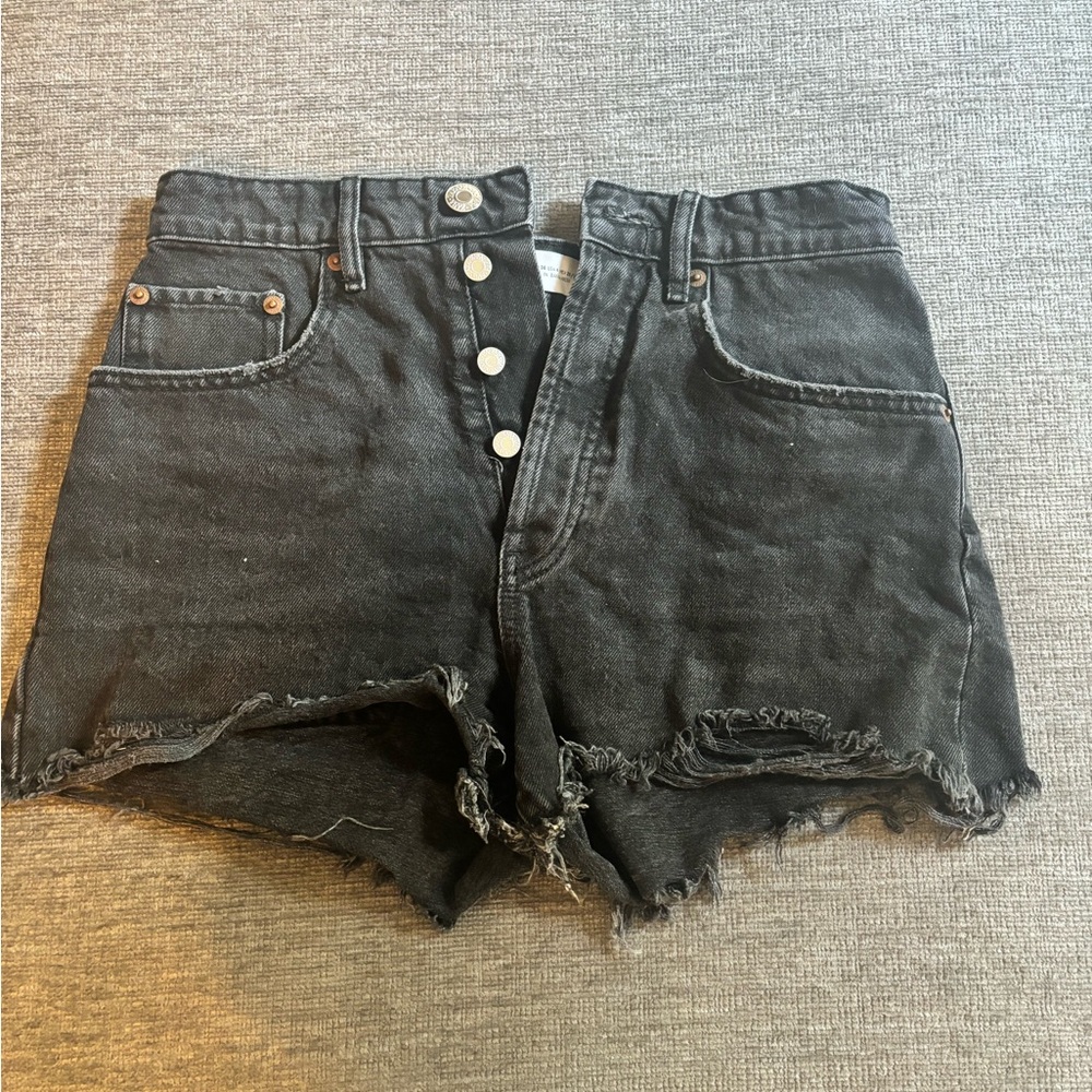 Zara black Jean shorts, hardly worn